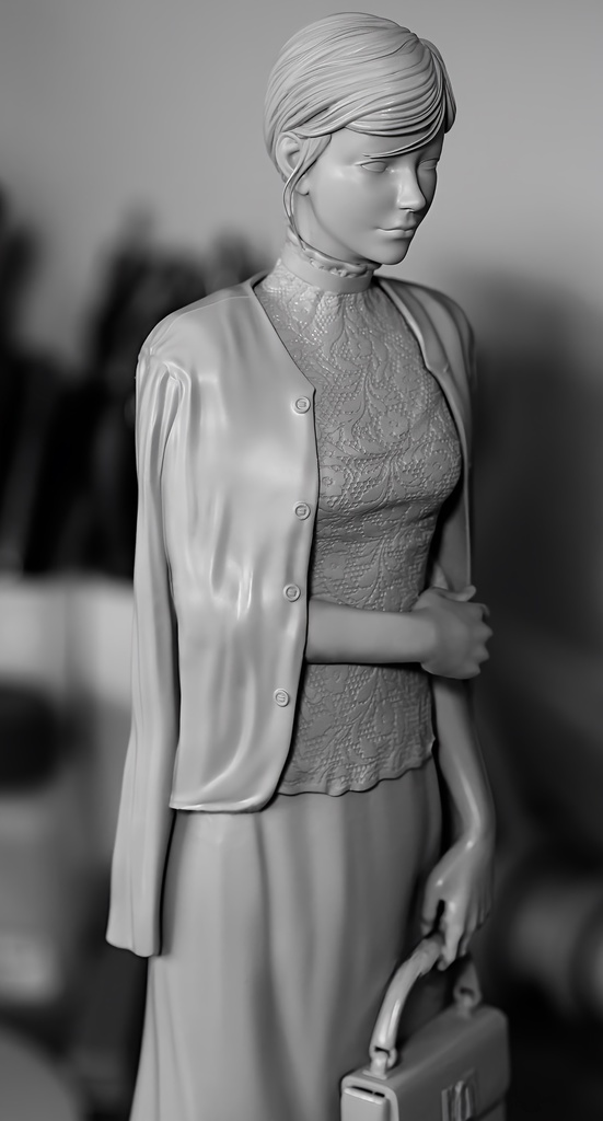 早期割¥2000オフ! オリジナルガレージキット レースの上着の女 1/6 スケール (A lady in lacy top-wear)