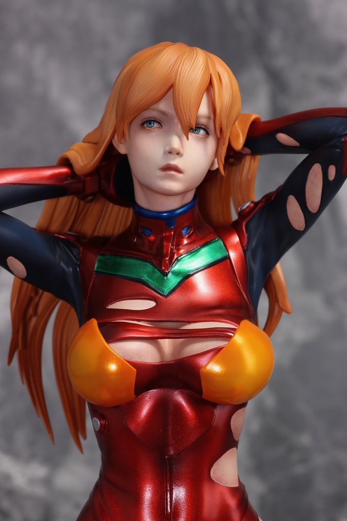 2/25 0:00以降受付開始 シン・エヴァンゲリオン劇場版より 髪をかきあげるアスカ・ラングレー セミリアル 1/6スケール未塗装ガレージキット