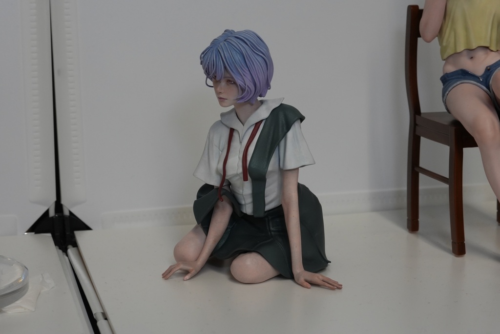 2/25 0:00以降受付開始 新世紀エヴァンゲリオンより レイ セミリアル 制服ver 1/6スケール未塗装ガレージキット