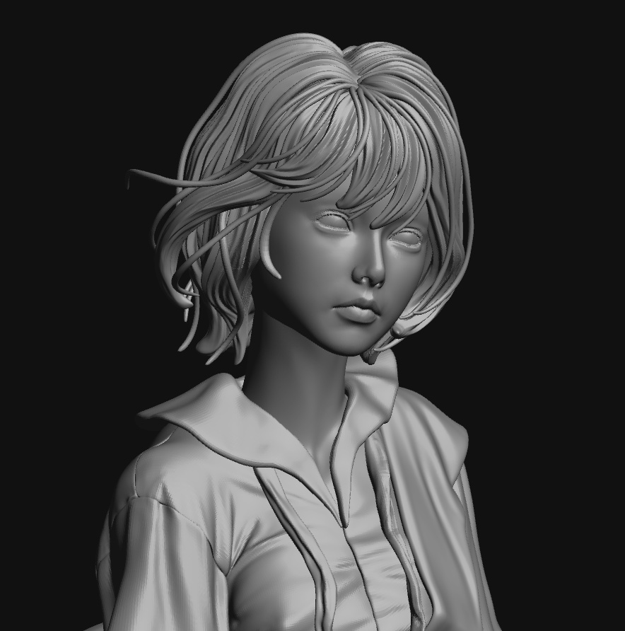 2/25 0:00以降受付開始 新世紀エヴァンゲリオンより レイ セミリアル 制服ver 1/6スケール未塗装ガレージキット