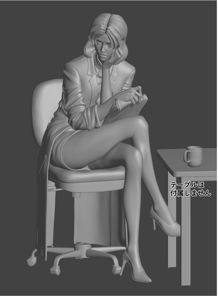 2/25 0:00以降受付開始 新世紀エヴァンゲリオンより くつろぐ赤木博士 セミリアル 1/6スケール未塗装ガレージキット