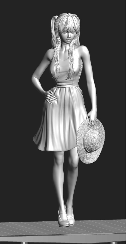 2/25 0:00以降受付開始 新世紀エヴァンゲリオンより アスカ ワンピースver セミリアル 1/6スケール未塗装ガレージキット