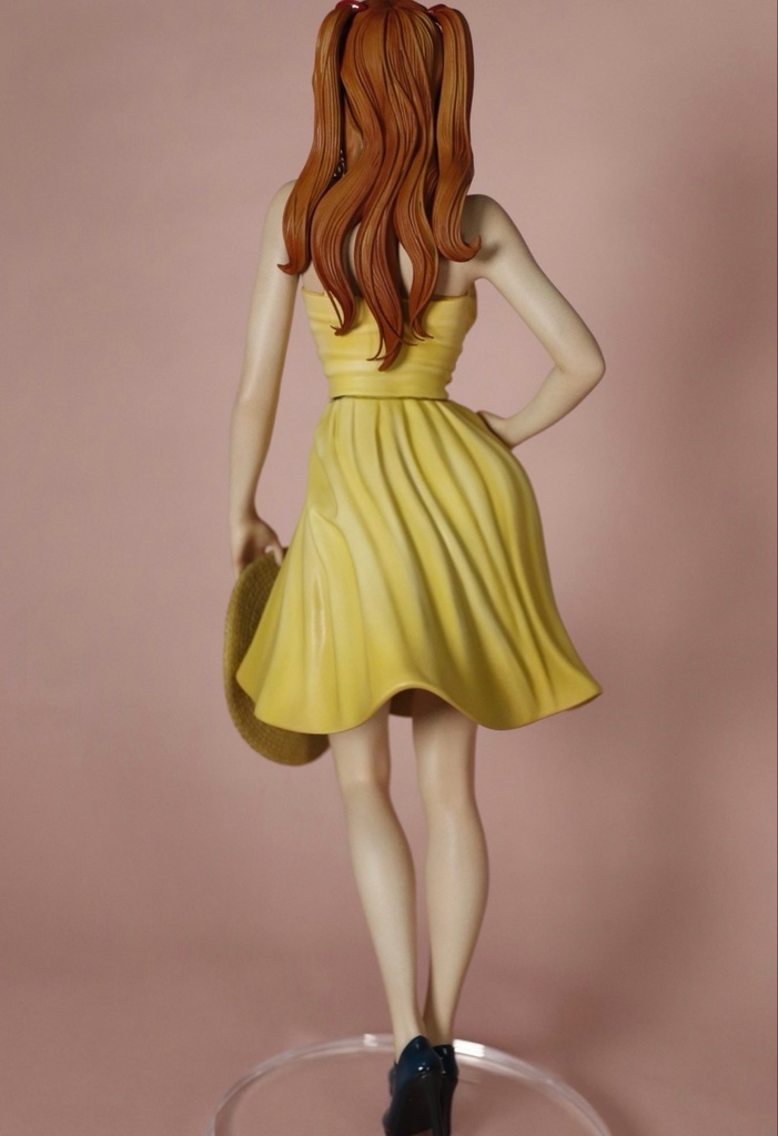 2/25 0:00以降受付開始 新世紀エヴァンゲリオンより アスカ ワンピースver セミリアル 1/6スケール未塗装ガレージキット