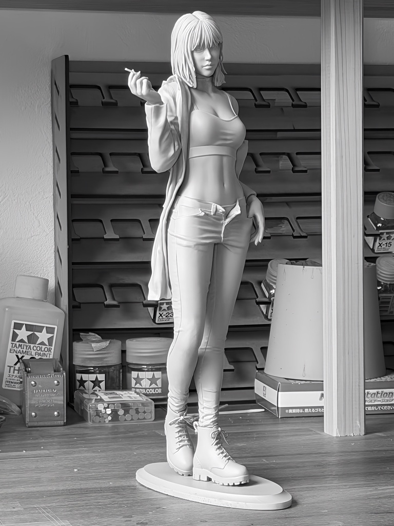 只今早期割引2000円オフです！　オリジナルガレージキット PunkGirl 1/6スケール