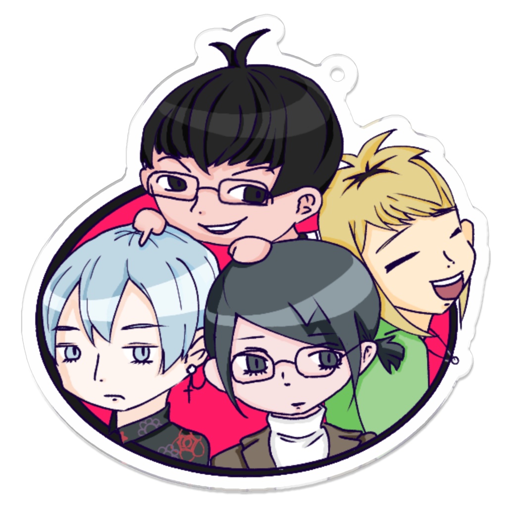 陰キャ/ラブコメ アクリルキーホルダー