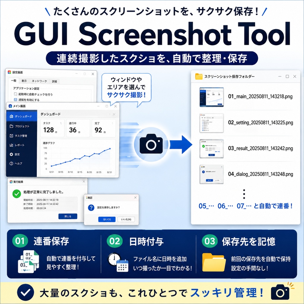 GUIスクリーンショットツール