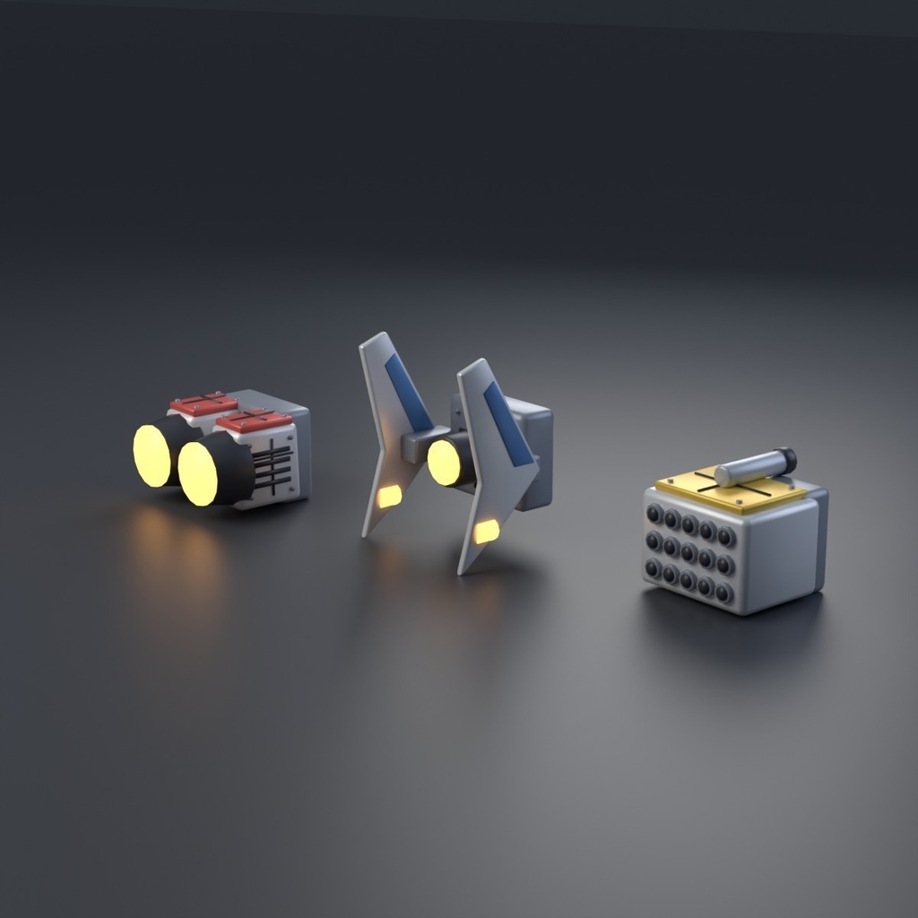 Mecha Kit — Blender 用の硬質メカ部品アドオン(AI で作成)