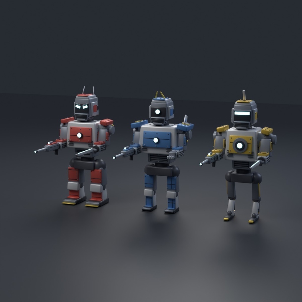 Mecha Kit — Blender 用の硬質メカ部品アドオン(AI で作成)