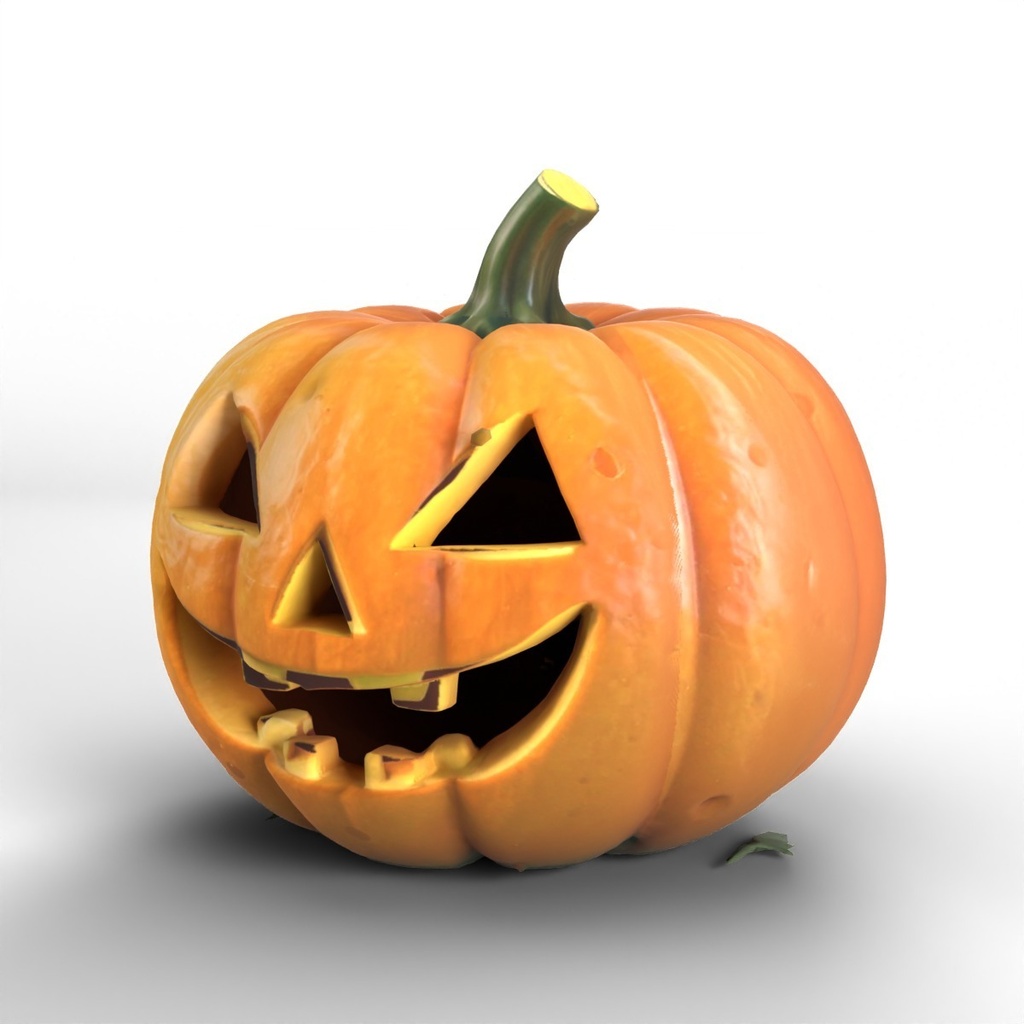 ハロウィンの小物 Vol.4【5・10 個セット】【3Dモデル・VRChat/Unity】(AI で作成)