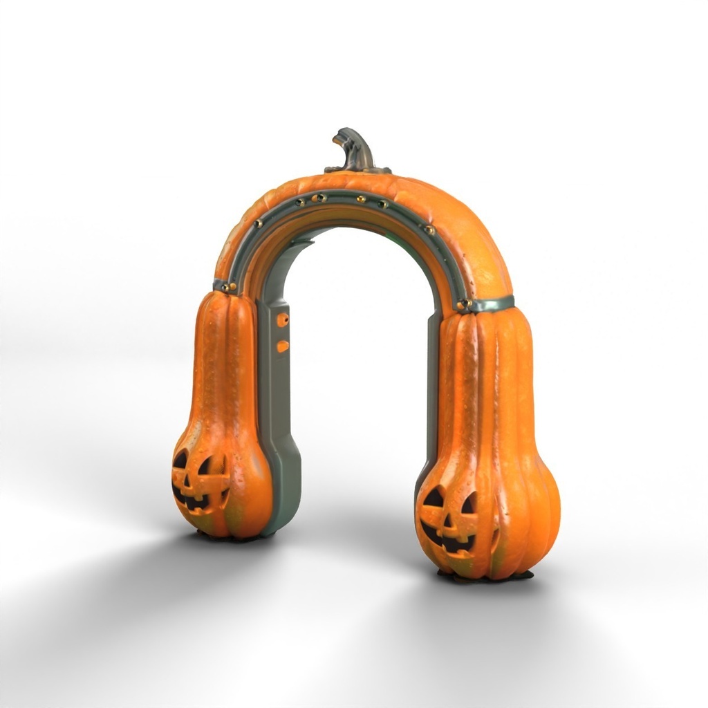 ハロウィンの小物 Vol.4【5・10 個セット】【3Dモデル・VRChat/Unity】(AI で作成)