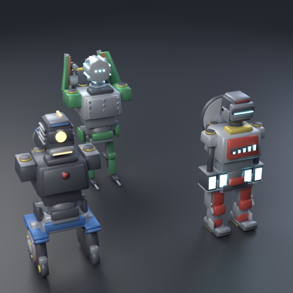 Mecha Kit Frames — メカの体 100 種(頭・胴・脚・背中)Blender アドオン【Blender 4.5 LTS で確認】(AI で作成)