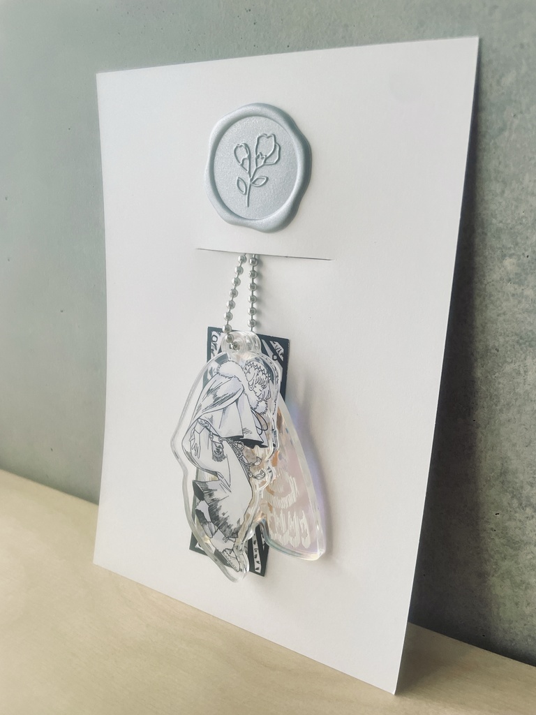 羽揺れアクキー