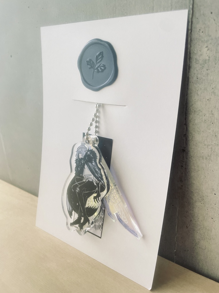 羽揺れアクキー