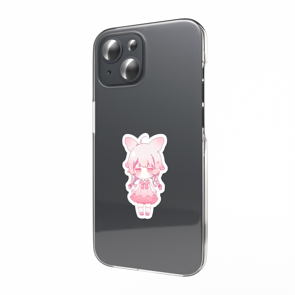 こよみ(三つ編み&うさ耳ver.)スマホステッカー
