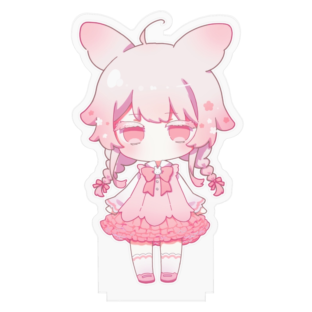 こよみ(三つ編み&うさ耳ver.)もめん兎といっしょ アクリルフィギュア