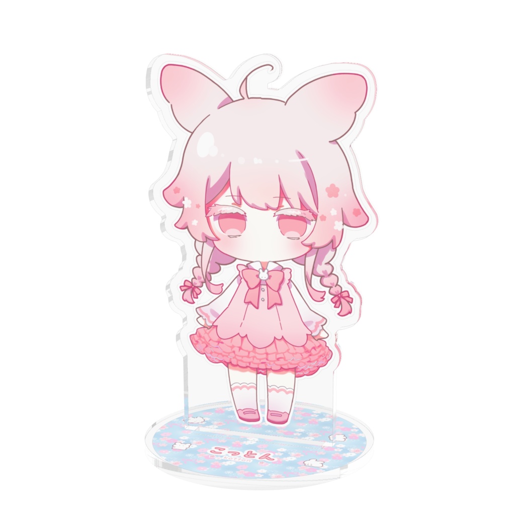 こよみ（三つ編み＆うさ耳ver.）もめん兎といっしょ　アクリルフィギュア