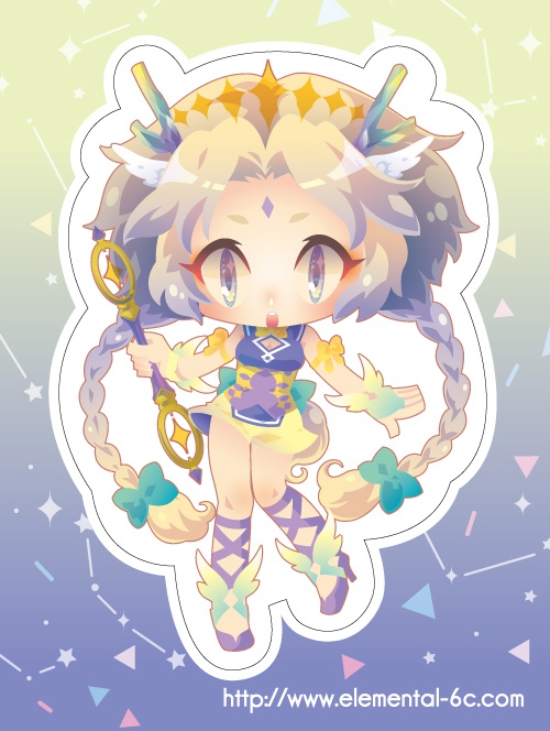 魔法少女ステッカー 全3種