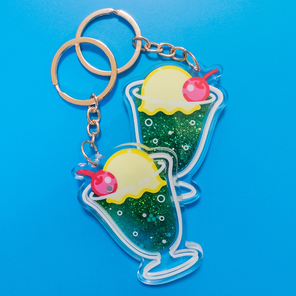 夢見るクリームソーダ(グリッターグリーン)