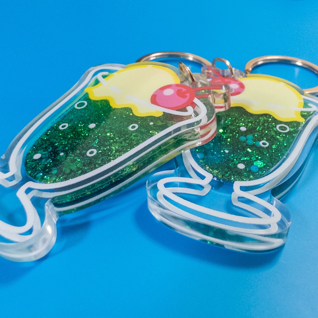 夢見るクリームソーダ(グリッターグリーン)