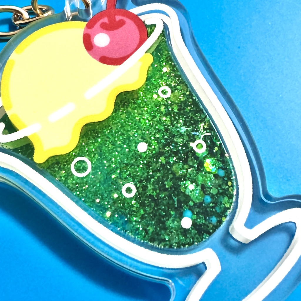 夢見るクリームソーダ(グリッターグリーン)