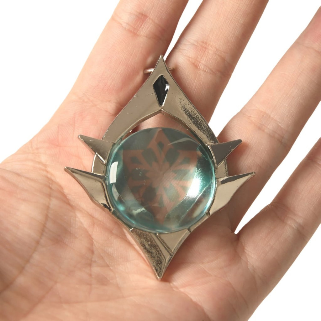 原神 神の目 5cm モンド 璃月 稲妻 スメール フォンテーヌ ナタ ナドクライ スネージナヤ 風 岩 雷 草 水 炎 氷 月の輪 透明ガラス キーホルダー グッズ アクセサリー飾り