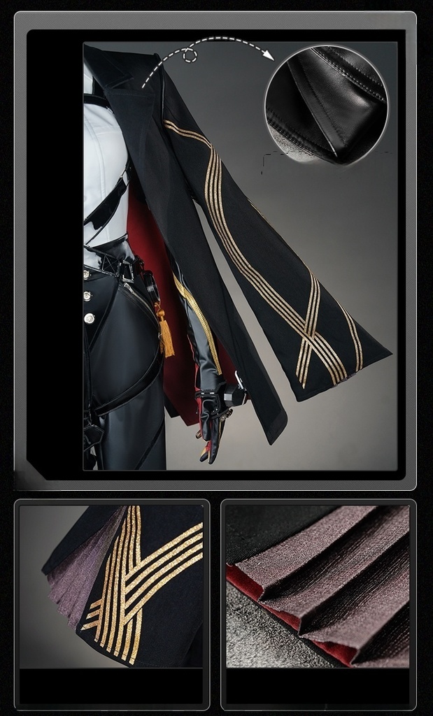 【Azuiblc】コスプレ衣装 イヴリン・シェヴァリエ 護衛 3Dプリントアクセサリー コスチュームセット ゼンゼロ ZZZ おしゃれ グッズ おしゃれ アニメ cosplay