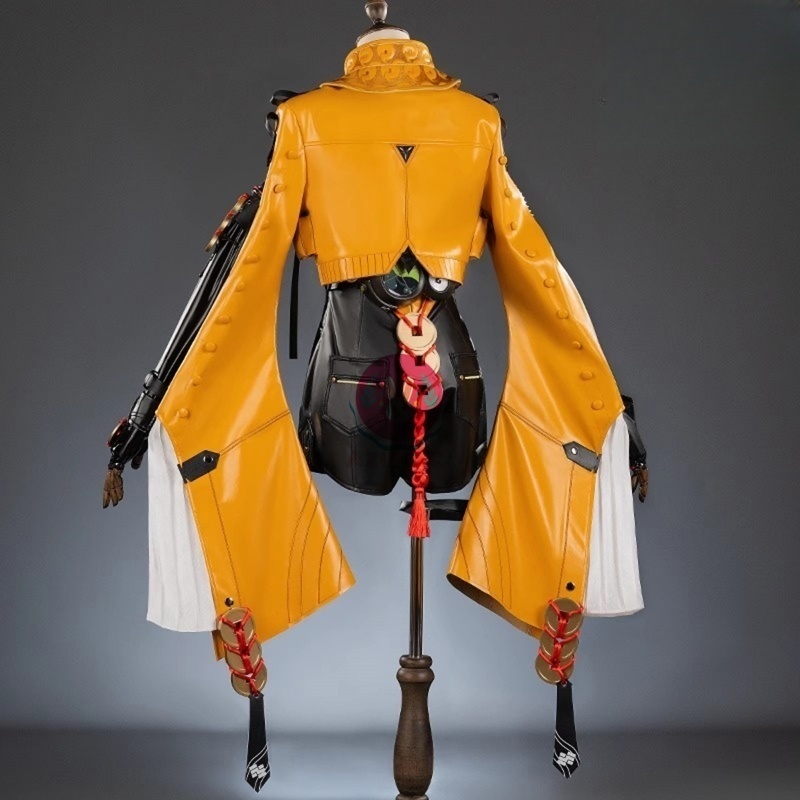 Azuiblc ゼンレスゾーンゼロ イーシェン コスプレ 儀玄 コスチューム イベント 仮装 人工革 Azm12