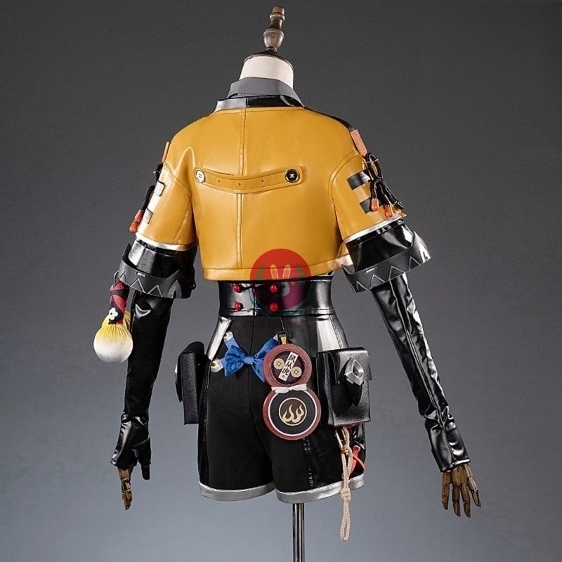 Azuiblc ゼンゼロ フーフー 福福 コスプレ イベント 橘福福 3d樹脂アクセサリー付 豪華 仮装Azm11