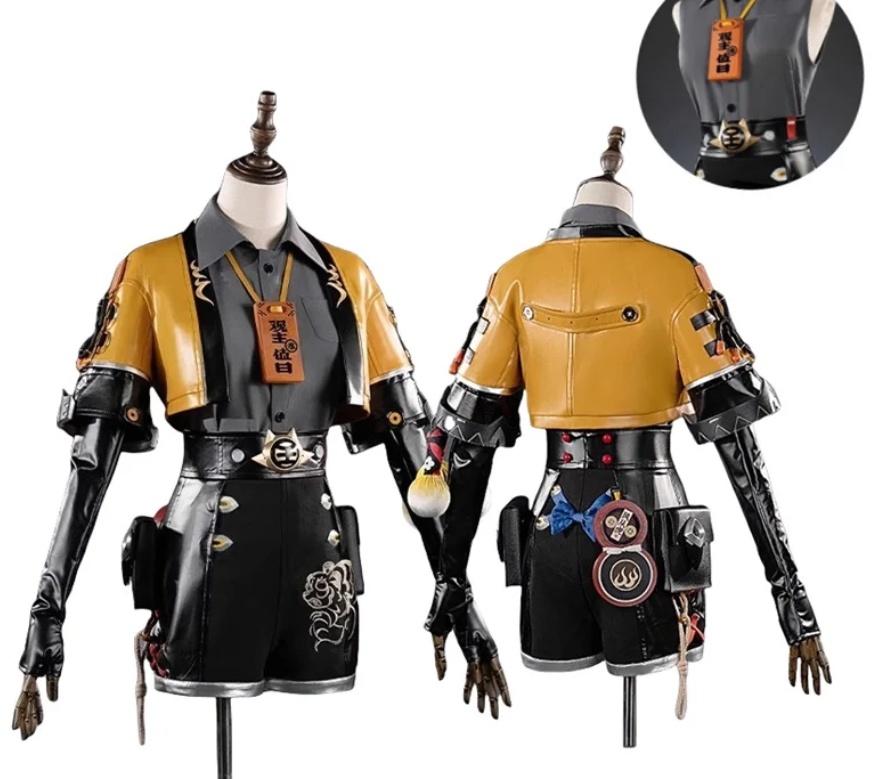 Azuiblc ゼンゼロ フーフー　福福 コスプレ　イベント　橘福福　3d樹脂アクセサリー付　豪華　仮装Azm11