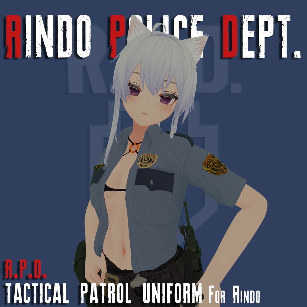 Rindo Police Department Uniform Package - VR Cop Shop - BOOTH