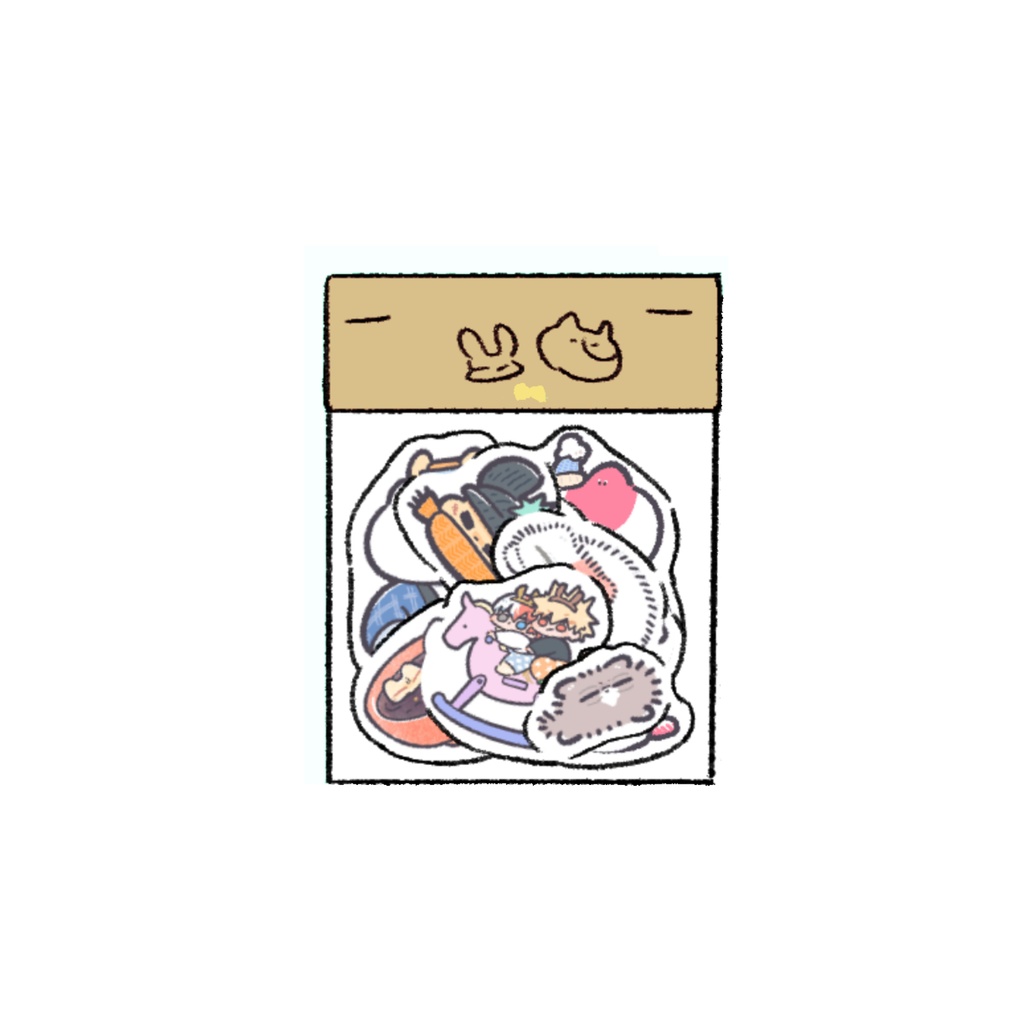 概念手切りシールセット