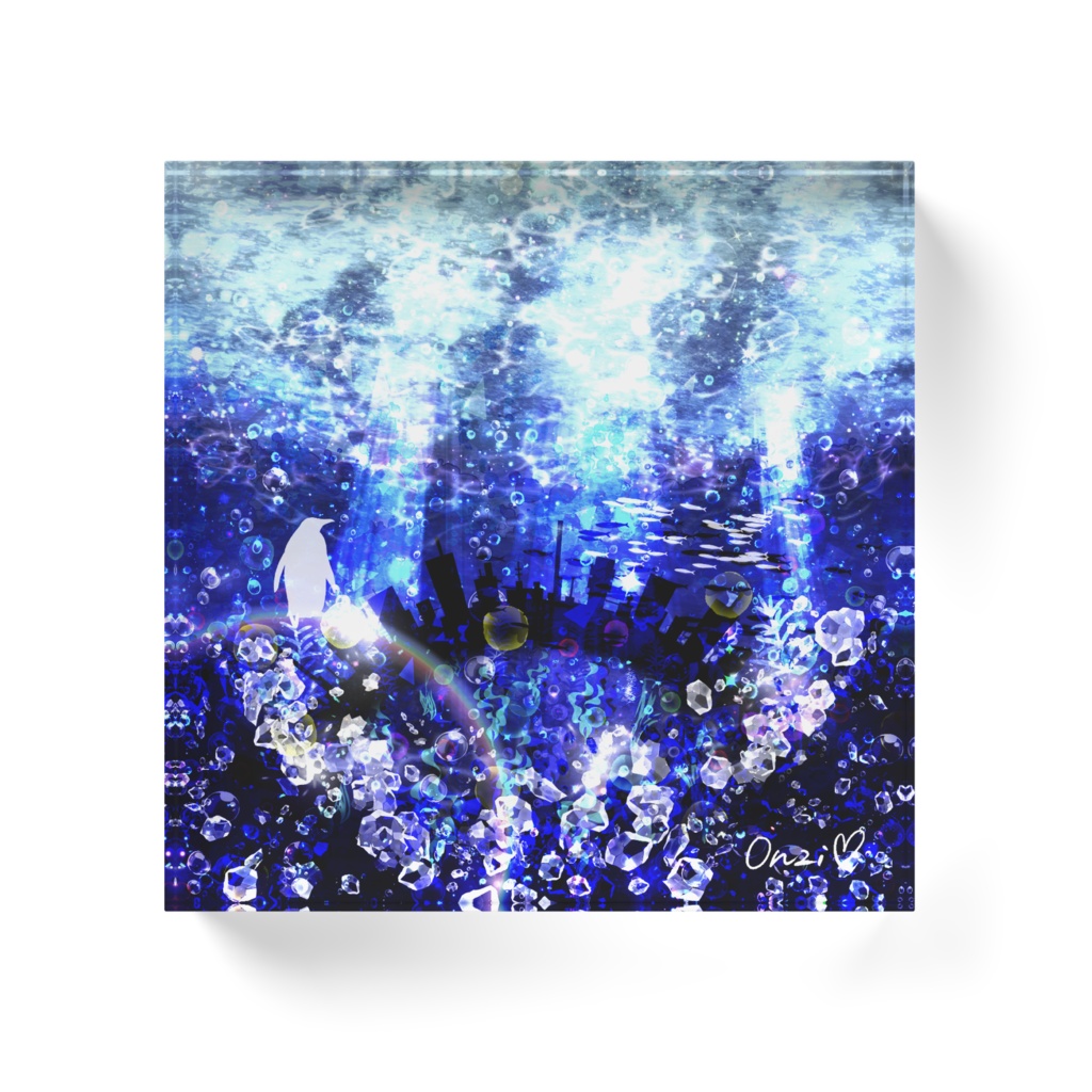 ファーストペンギン - アクリルブロック