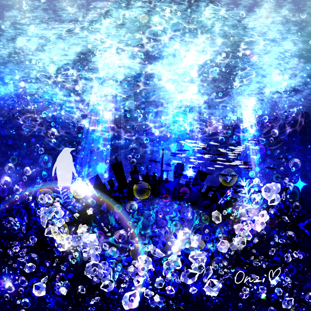 ファーストペンギン - アクリルブロック