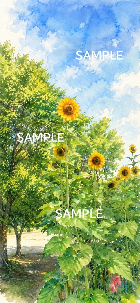 ひまわりの記憶 ― 夏空に咲く、まっすぐな一輪