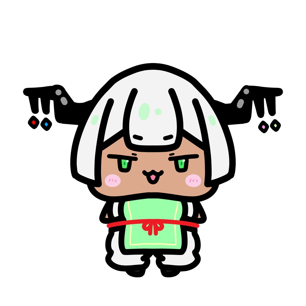 ねいちゃ・あっくす/ミニキャラlive2d汎用モデル