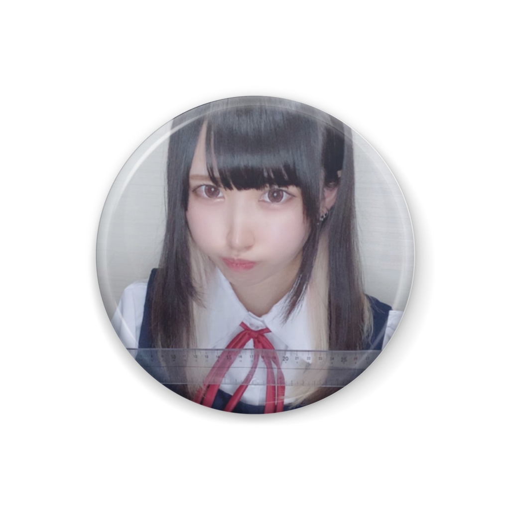 甘沢ゆあ 制服缶バッチ A