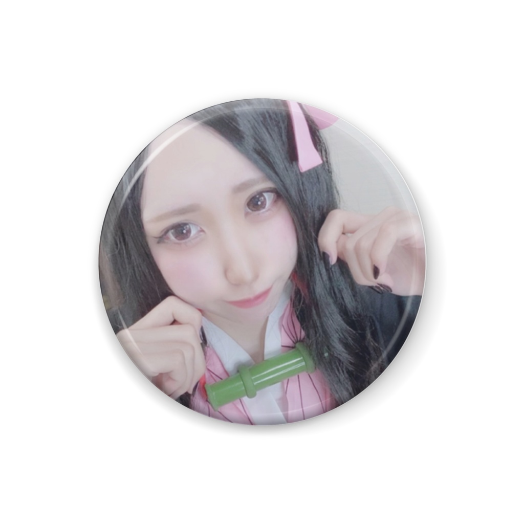 甘沢ゆあ 禰豆子コス 缶バッチB