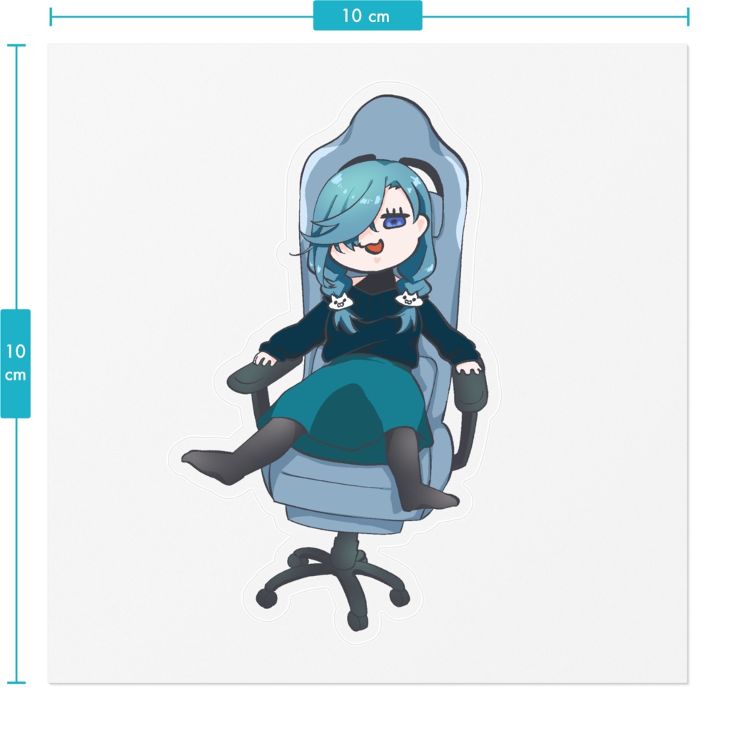 わいーちゃステッカー①