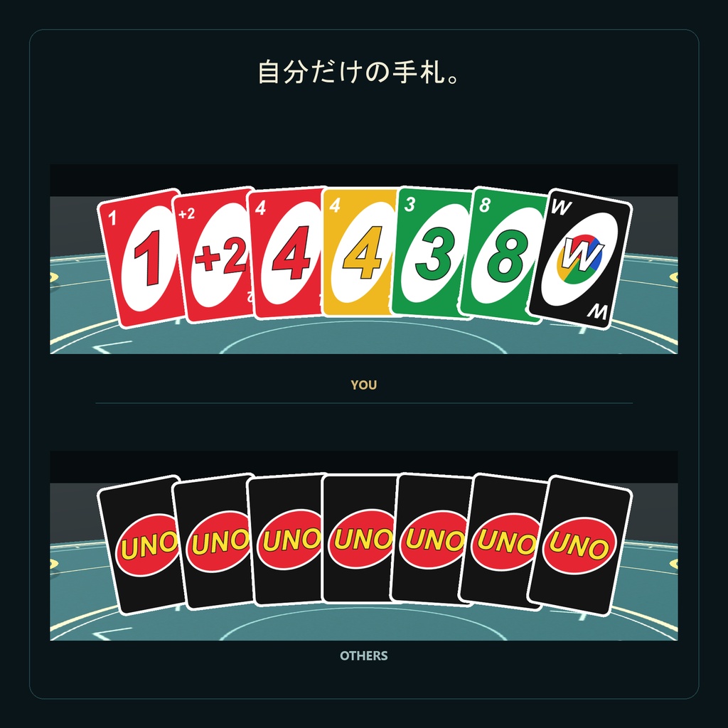 【VRChatワールド用】CIRCLE UNO|3〜10人・日中英対応カードゲーム