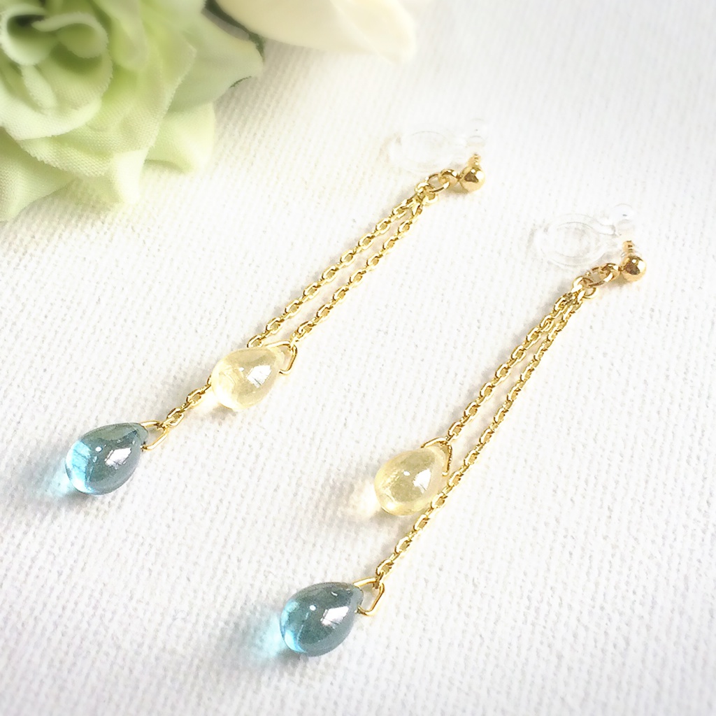 赤安イメージドロップイヤリング