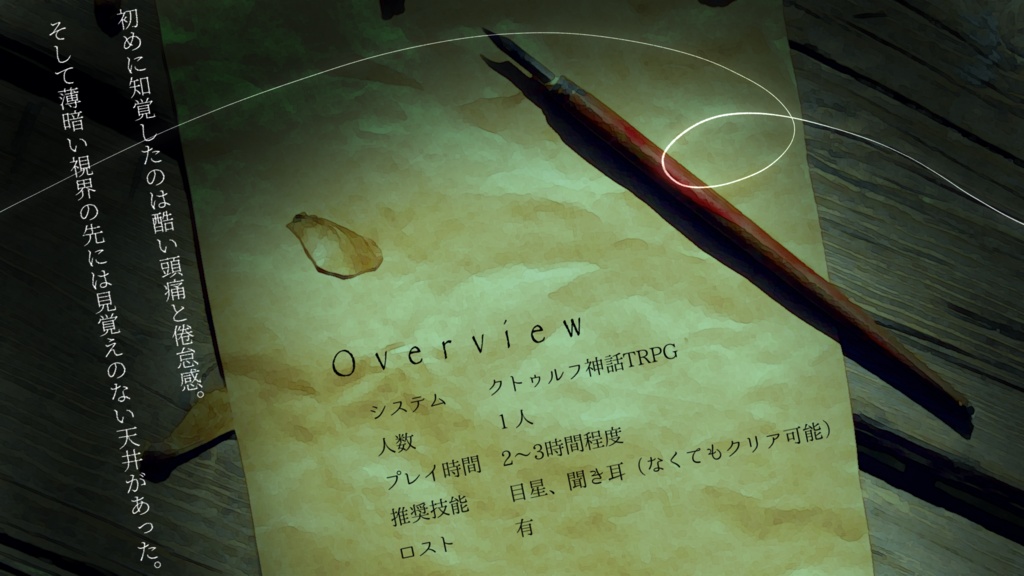 とける明彩【クトゥルフ神話TRPG】