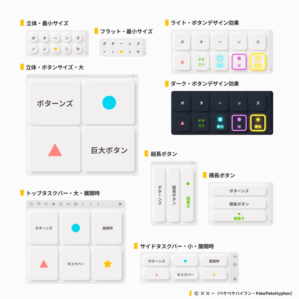 【タッチ/マウス操作対応】ショートカットキー入力ソフト 『ボターンズ ( Botannz ) 』