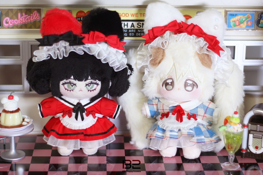 10cm ぬいぐるみ衣装 ラブリー&キッチュ サーバー衣装