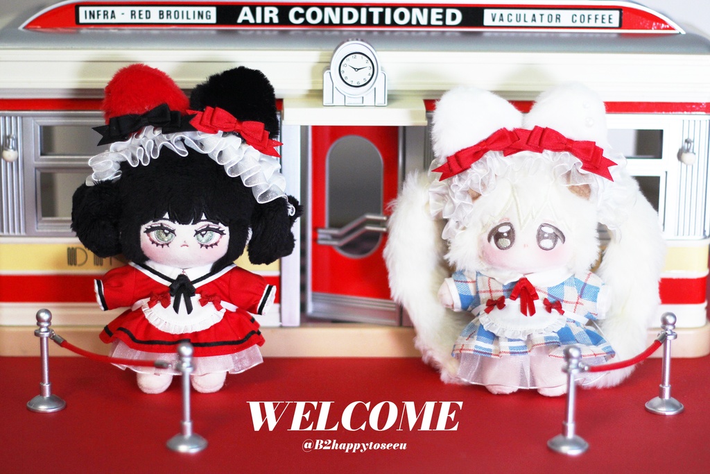 10cm ぬいぐるみ衣装 ラブリー＆キッチュ サーバー衣装