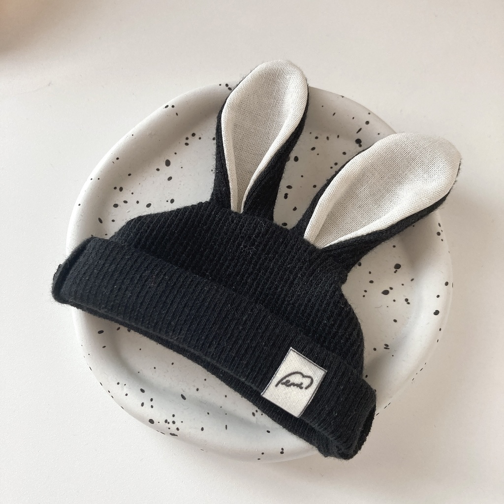 bunny knit -black-