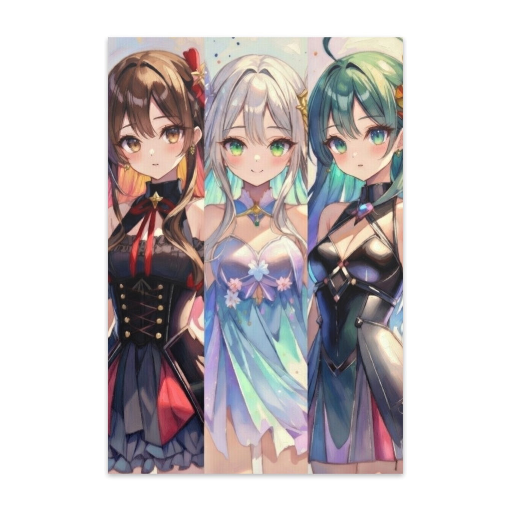 Colorful★ドレスアップポストカードセット