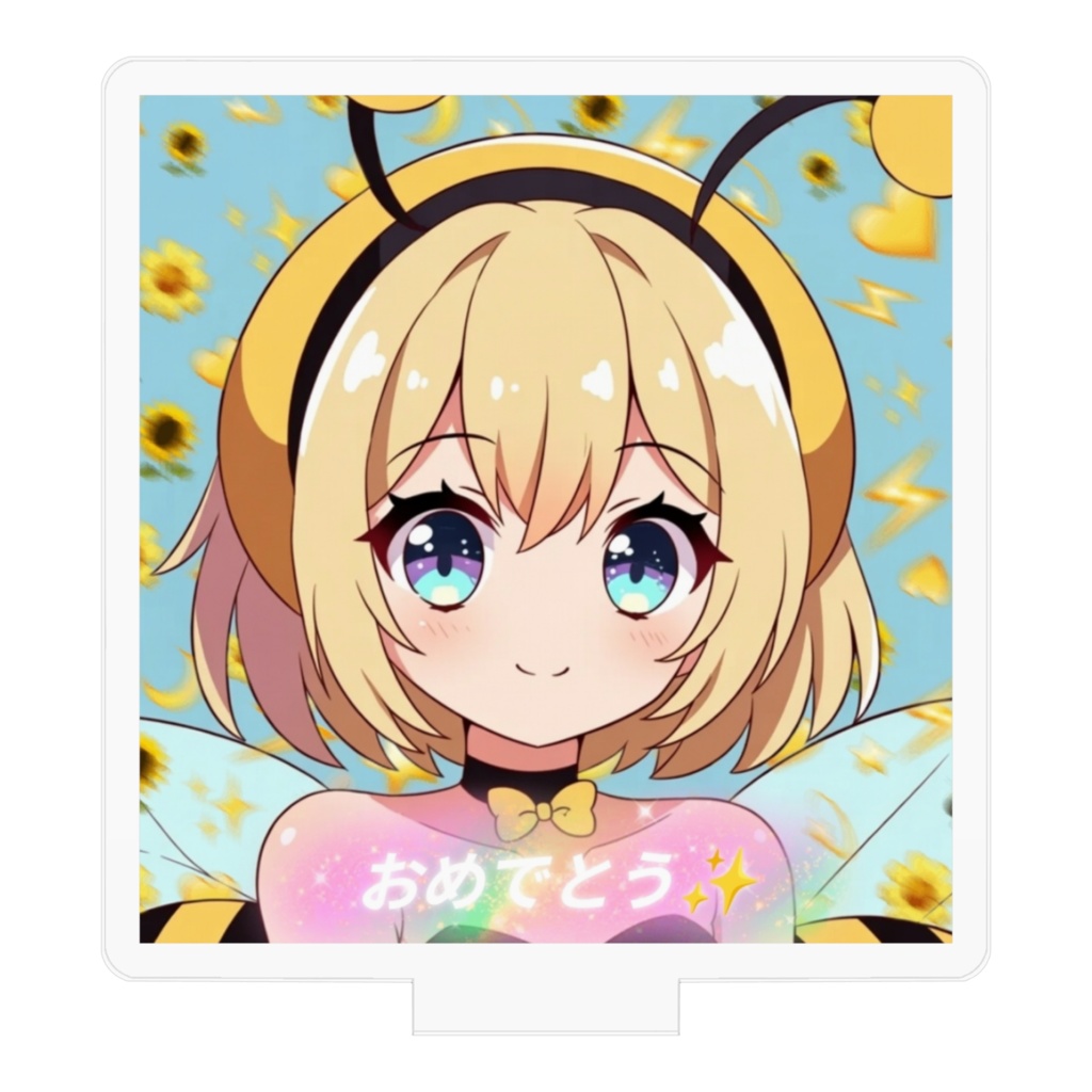 はちみーちゃんのおめでとう♡ハチコスアクリルフィギュア