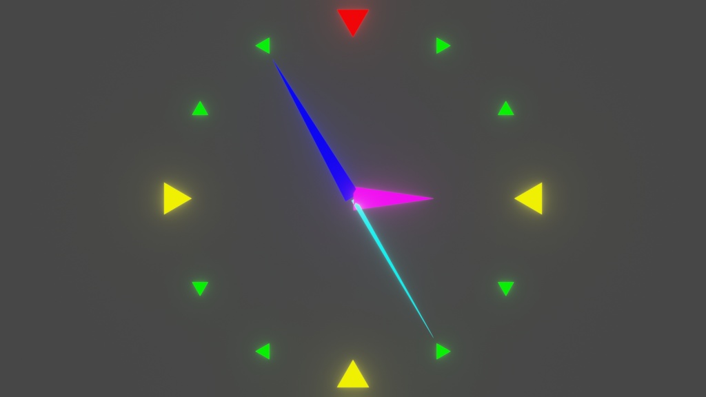 VRChatアバター向け時計