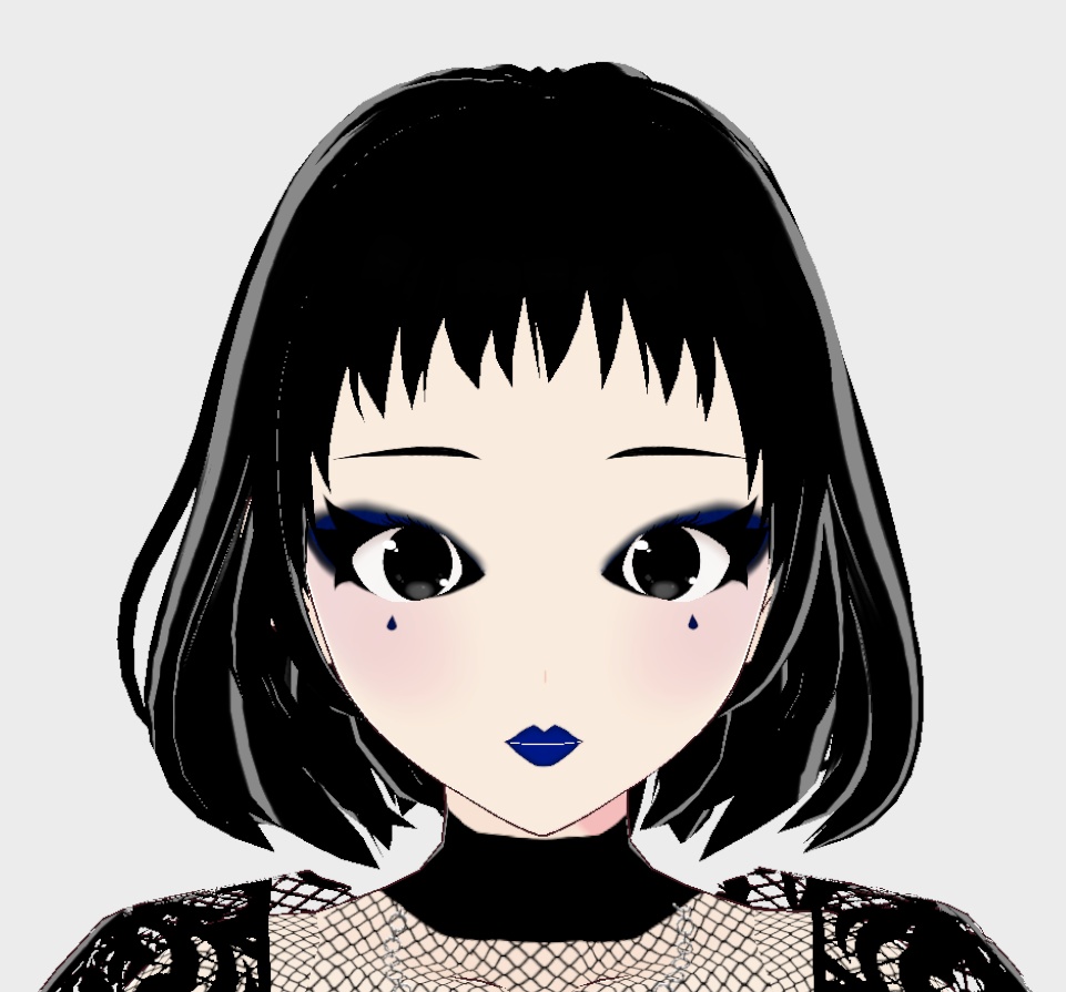 3 Goth Makeup Looks for VRoid (1.0.0+)