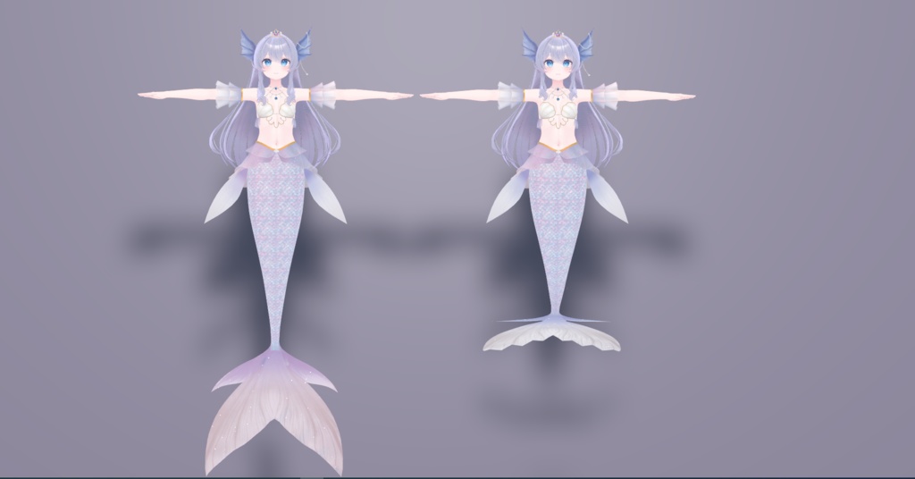 vrchat衣装【 ライムLime,chiffon,manuka適応です】人鱼